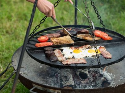best wood for fire pit cooking